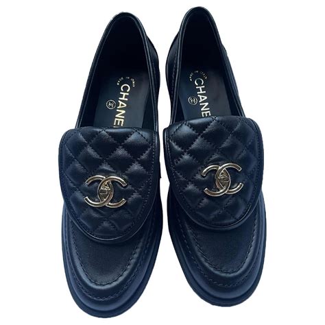 chanel moccasin|cheap chanel flat shoes.